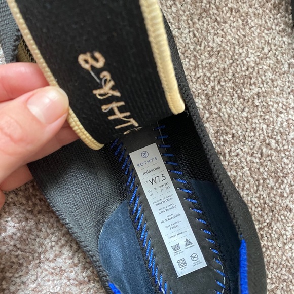 Rothy’s Pointed Toe Flats in Licorice - Picture 3 of 6